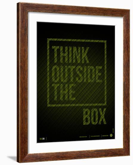 Think Outside of The Box Poster-NaxArt-Framed Art Print