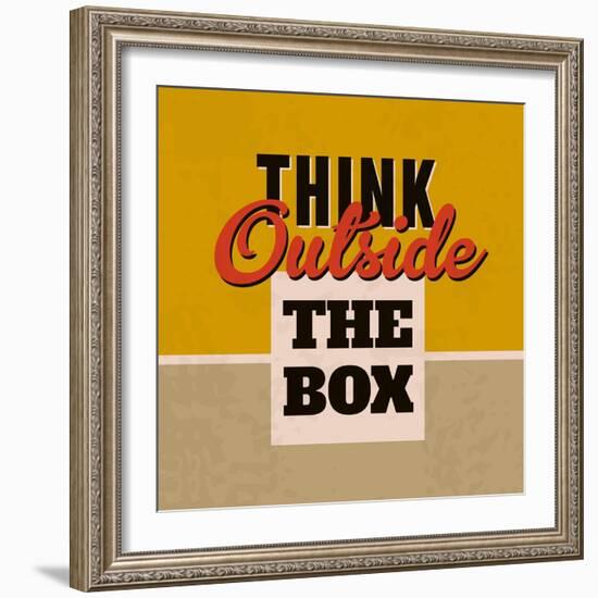 Think Outside the Box 1-Lorand Okos-Framed Art Print