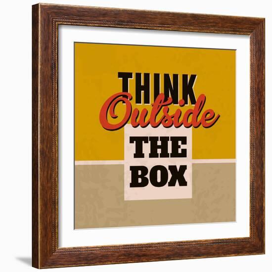 Think Outside the Box 1-Lorand Okos-Framed Art Print