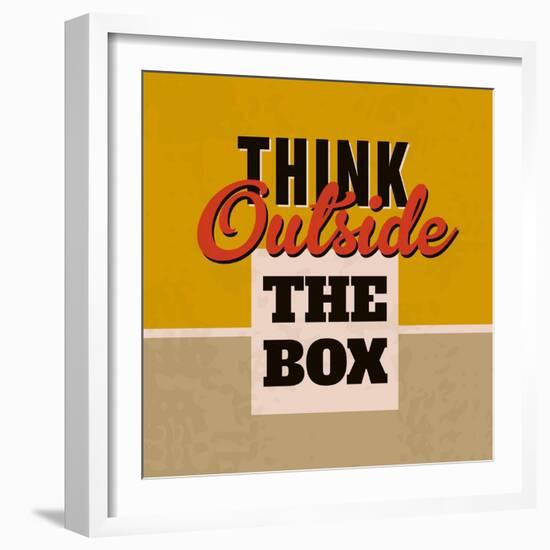 Think Outside the Box 1-Lorand Okos-Framed Art Print