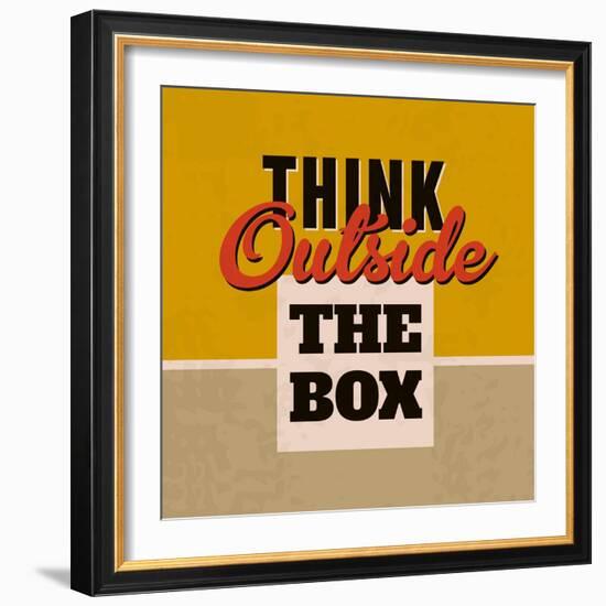 Think Outside the Box 1-Lorand Okos-Framed Art Print