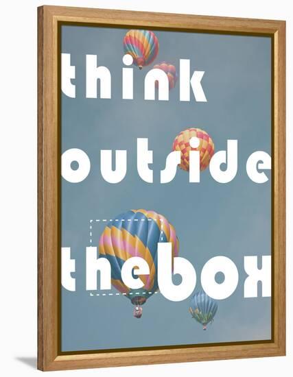 Think Outside the Box-Don Grall-Framed Stretched Canvas