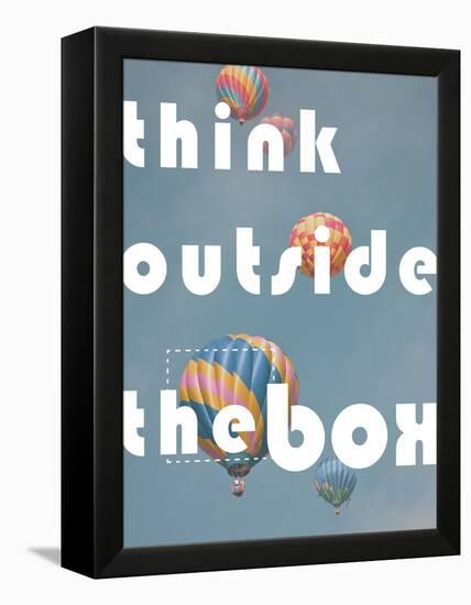 Think Outside the Box-Don Grall-Framed Stretched Canvas