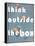 Think Outside the Box-Don Grall-Framed Stretched Canvas