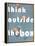Think Outside the Box-Don Grall-Framed Stretched Canvas
