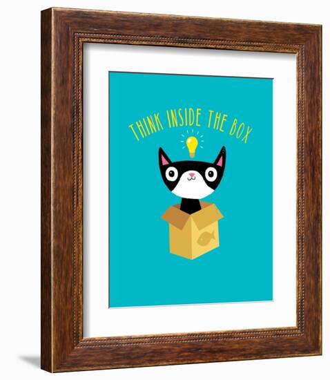 Think Outside the Box-Michael Buxton-Framed Art Print