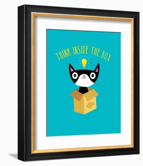 Think Outside the Box-Michael Buxton-Framed Art Print