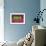 Think, Pink and Green-null-Framed Art Print displayed on a wall