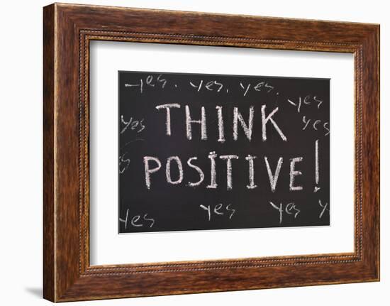 Think Positive-Yury Zap-Framed Photographic Print