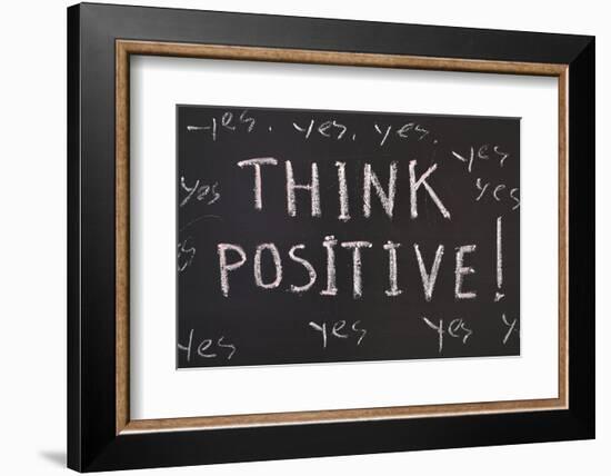 Think Positive-Yury Zap-Framed Photographic Print