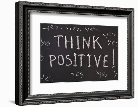 Think Positive-Yury Zap-Framed Photographic Print