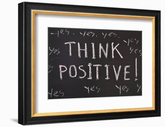 Think Positive-Yury Zap-Framed Photographic Print