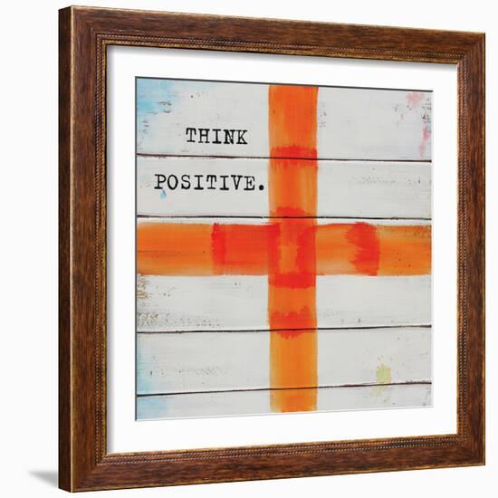 Think Positive-Mimi Marie-Framed Art Print