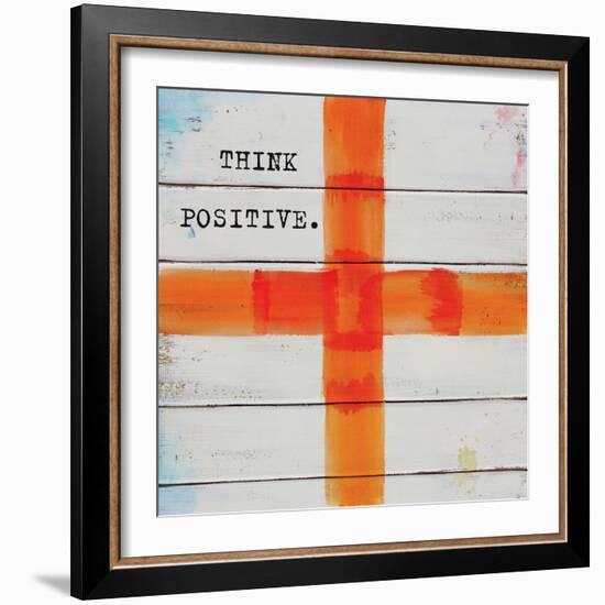 Think Positive-Mimi Marie-Framed Art Print