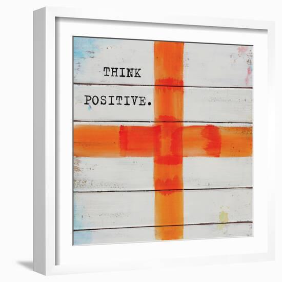 Think Positive-Mimi Marie-Framed Art Print