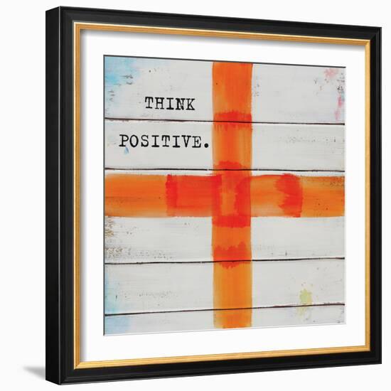 Think Positive-Mimi Marie-Framed Art Print