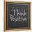 Think Positive-Lauren Gibbons-Framed Stretched Canvas