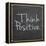 Think Positive-Lauren Gibbons-Framed Stretched Canvas