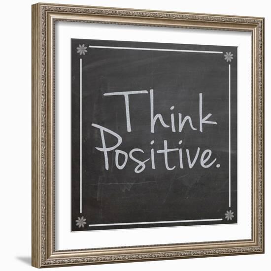 Think Positive-Lauren Gibbons-Framed Art Print