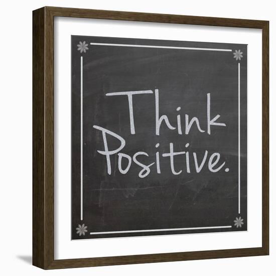 Think Positive-Lauren Gibbons-Framed Art Print