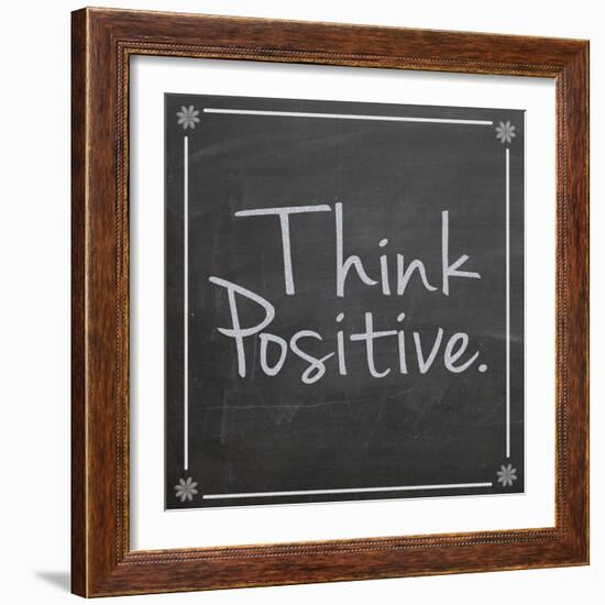 Think Positive-Lauren Gibbons-Framed Art Print