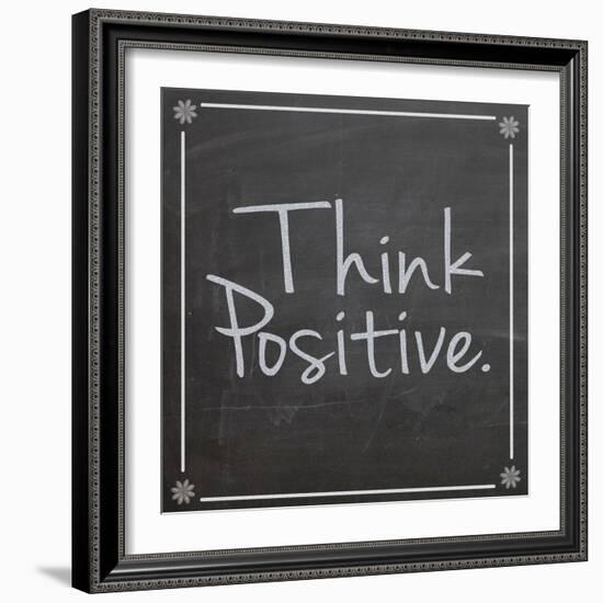 Think Positive-Lauren Gibbons-Framed Art Print