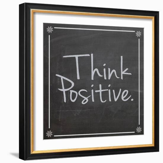 Think Positive-Lauren Gibbons-Framed Art Print