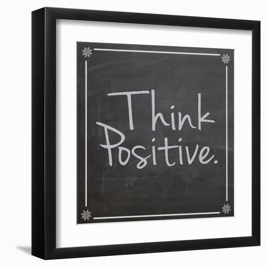 Think Positive-Lauren Gibbons-Framed Art Print