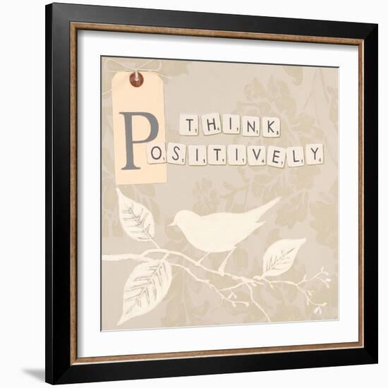 Think Positively-Marco Fabiano-Framed Premium Giclee Print