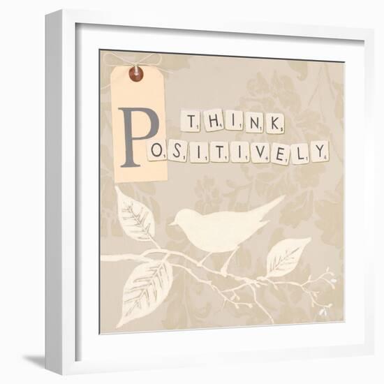 Think Positively-Marco Fabiano-Framed Premium Giclee Print