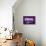 Think, Purple-null-Premium Giclee Print displayed on a wall