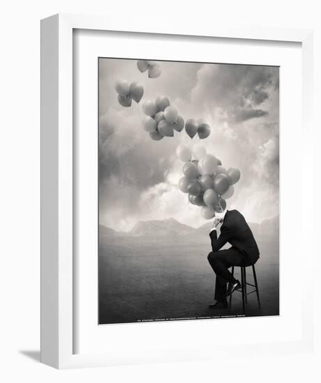 Think-Tommy Ingberg-Framed Art Print