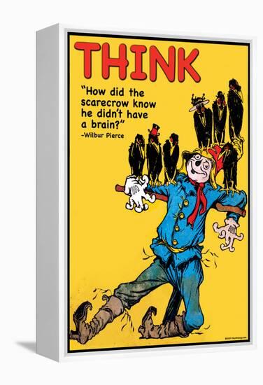 Think-Wilbur Pierce-Framed Stretched Canvas