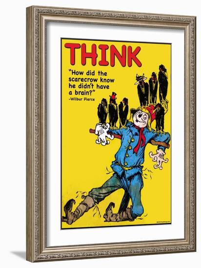 Think-Wilbur Pierce-Framed Premium Giclee Print