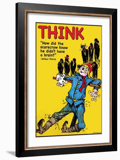 Think-Wilbur Pierce-Framed Premium Giclee Print