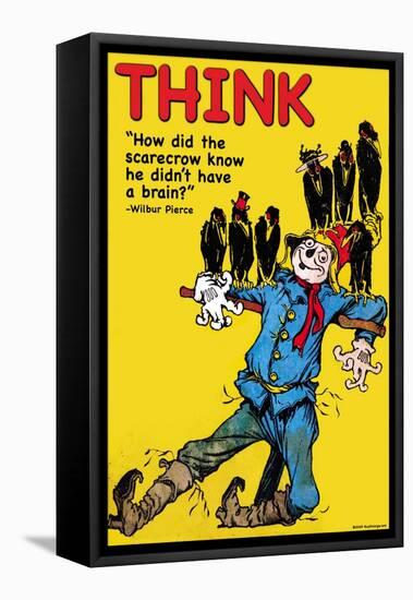 Think-Wilbur Pierce-Framed Stretched Canvas