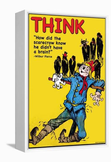 Think-Wilbur Pierce-Framed Stretched Canvas