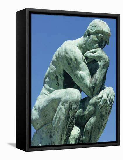 Thinker, by Rodin, Musee Rodin, Paris, France, Europe-Ken Gillham-Framed Premier Image Canvas