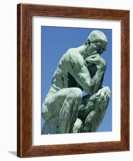 Thinker, by Rodin, Musee Rodin, Paris, France, Europe-Ken Gillham-Framed Photographic Print