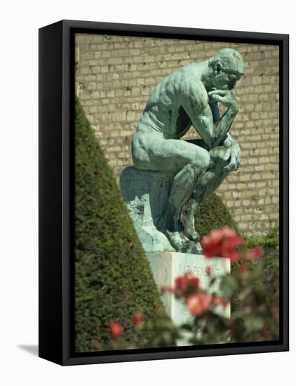 Thinker by Rodin, Musee Rodin, Paris, France, Europe-Ken Gillham-Framed Premier Image Canvas
