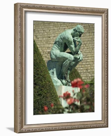 Thinker by Rodin, Musee Rodin, Paris, France, Europe-Ken Gillham-Framed Photographic Print