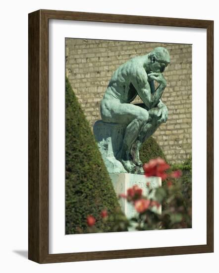 Thinker by Rodin, Musee Rodin, Paris, France, Europe-Ken Gillham-Framed Photographic Print