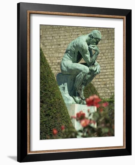 Thinker by Rodin, Musee Rodin, Paris, France, Europe-Ken Gillham-Framed Photographic Print