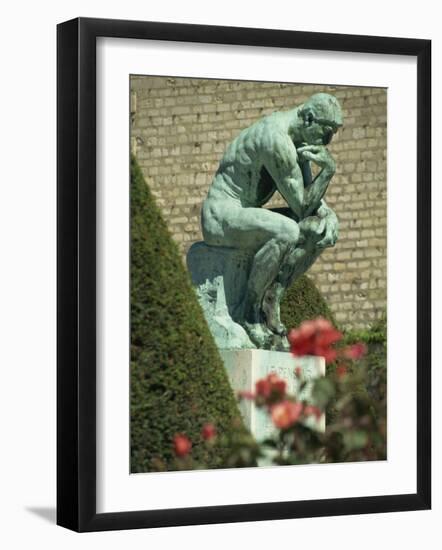 Thinker by Rodin, Musee Rodin, Paris, France, Europe-Ken Gillham-Framed Photographic Print