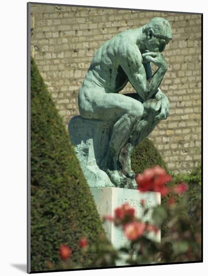 Thinker by Rodin, Musee Rodin, Paris, France, Europe-Ken Gillham-Mounted Photographic Print