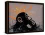 Thinker Monkey-Banksy-Framed Premier Image Canvas