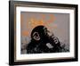 Thinker Monkey-The Graffiti Collection-Framed Giclee Print