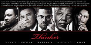 Thinker (Quintet): Peace, Power, Respect, Dignity, Love