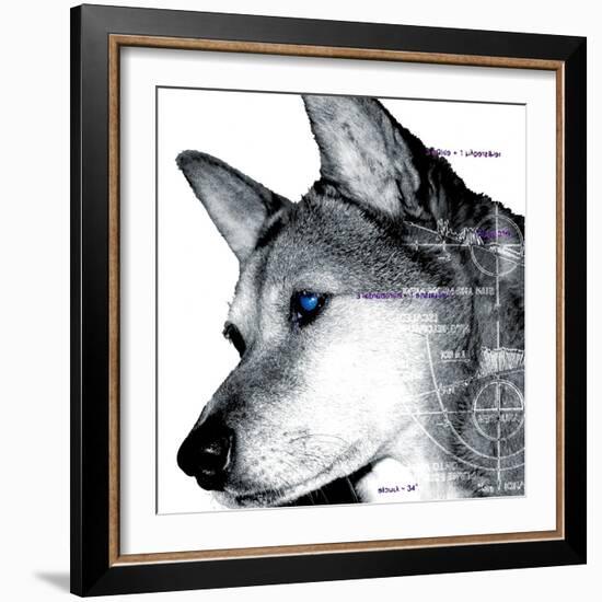 Thinking Dog-Meiya Y-Framed Giclee Print
