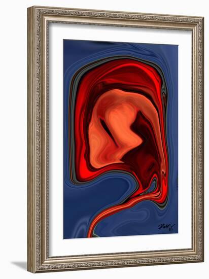 Thinking Of You 3-Rabi Khan-Framed Art Print